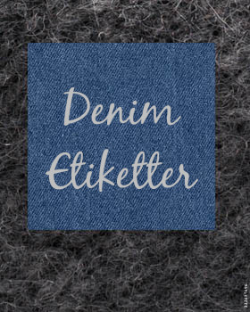 24 Denim Stoffetiketter